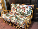 Heywood Wakefield Rattan Loveseat