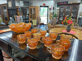 Marigold Punch Bowl with Cups