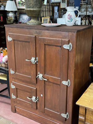 Antique White Mountain Ice Chest