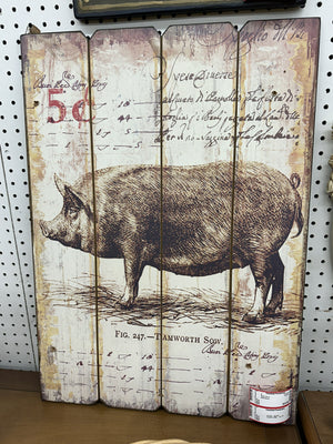 Pig Wall Decor