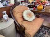 Unique Carved Upholstered Chair