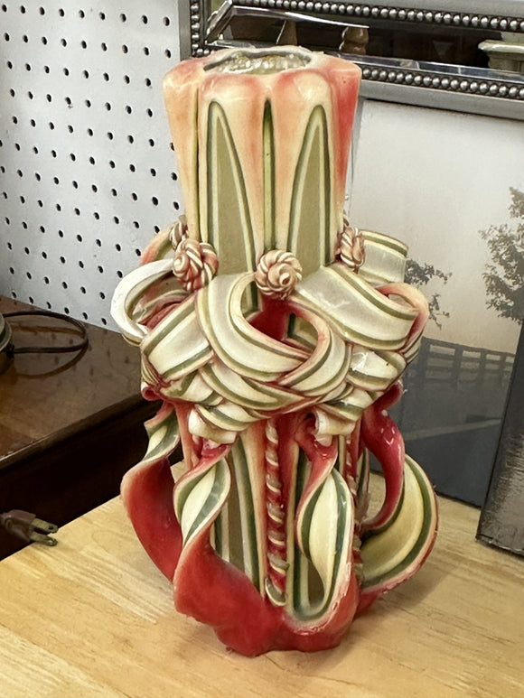 Decorative Carved Candle