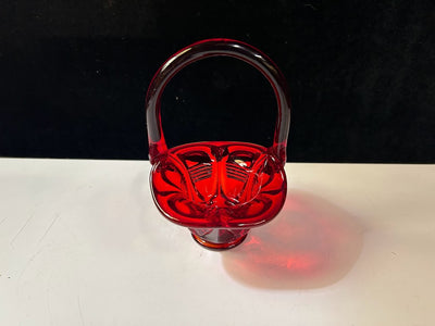 Fenton Ruby Red Basket