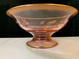 Pink Depression Glass Bowl