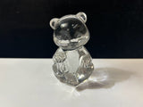 Fenton Clear Glass Bear